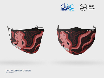 DOC Mask Design (Black, Pink)