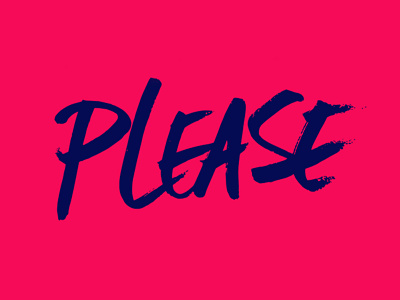 Please hand drawn type lettering type typography
