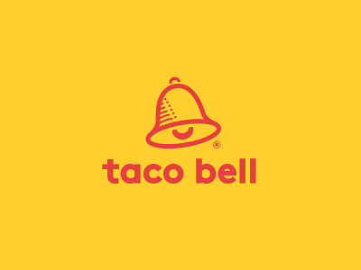Taco Bell retro rebrand logo logomark mark rebrand taco taco bell