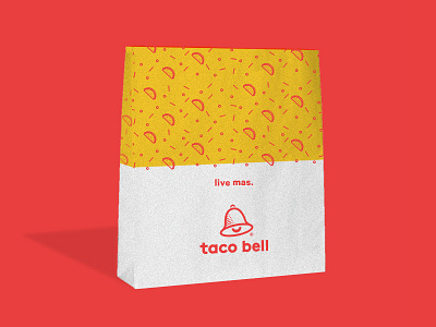 Taco Bell retro rebrand pt. 3 fast food logo logomark mark packaging rebrand taco taco bell