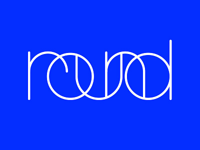 round custom type! custom type font fun letters logo mark round type typography