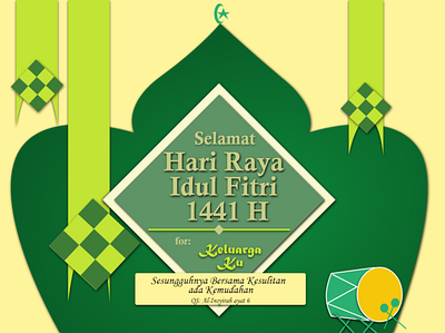 Eid Fitri 1441 H 2020 design icon logo typography ui