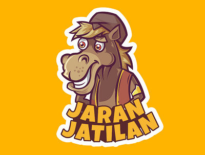 Jaran Jatilan Cartoon Character cartoon character character illustration characters design illustration mascot mascotdesign mascotlogo vector