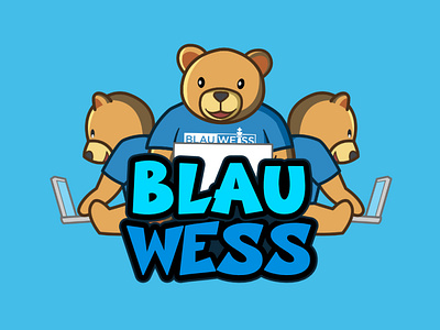 Blauwess Cartoon Character