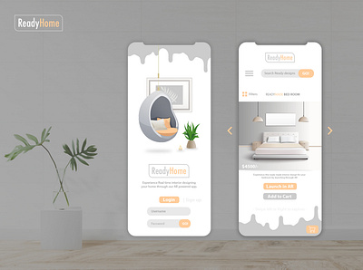 AR Interior app concept adobephotoshop adobexd augmentedreality cameraapp figma interiordesign logo mobile ui mobile ui design mobile ui kit sketch uidesign uiux