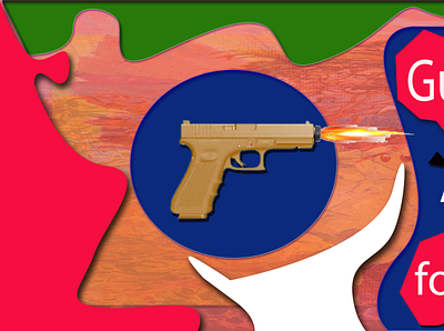 Gun shop Demands branding design illustration