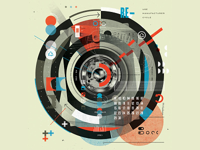 WIRED UK collage design illustration