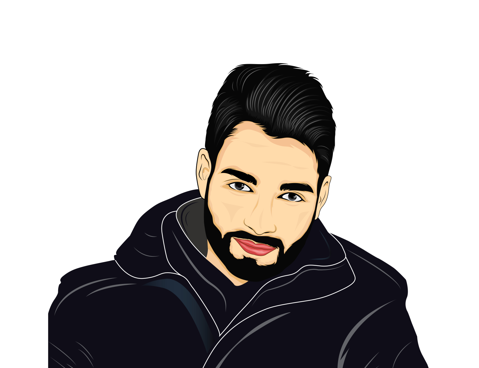 Portrait Illustration - Cartoon Drawing by Hilal Mir on Dribbble