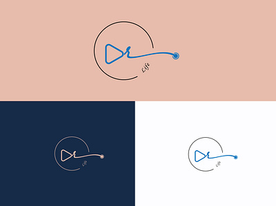 Dr. Life Logo branding design icon logo minimal vector art