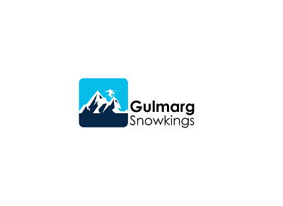 Snowkings logo branding design illustration logo typography vector