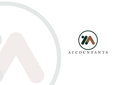 ZA Accountants logo branding design illustration logo minimal vector art