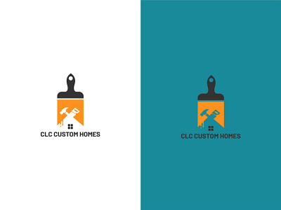 CUSTOM HOMES LOGO branding design illustration logo vector