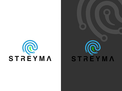 STREYMA LOGO branding design logo minimal