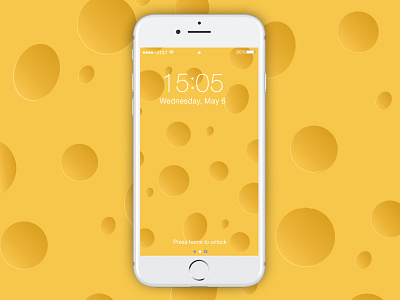 Cheese Mobile Wallpaper! abstract animation background cheese gradient illustration mobile pattern phone texture theme vector wallpaper
