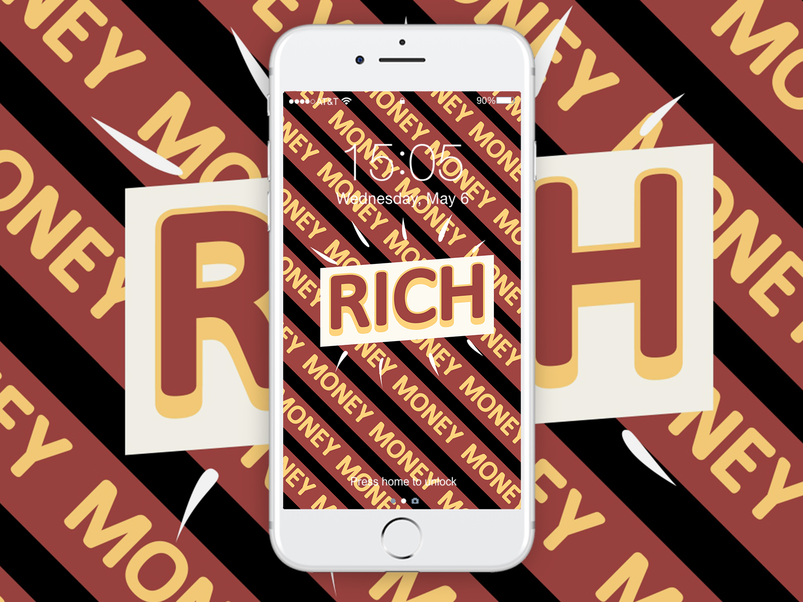 Rich Mobile Wallpaper by SayUp on Dribbble