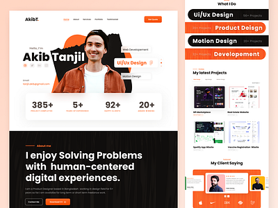 Personal Portfolio Landing Page