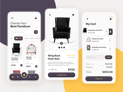 Furniture E-commerce - Mobile App