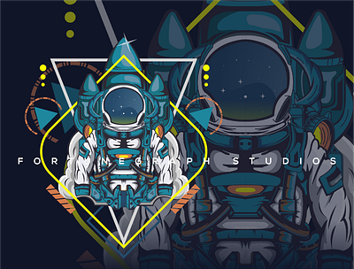 Astronaut mecha geometric. 2077 astronaut astronauts caracter clothing cyberpunk2077 design esport illustration mascot tshirts