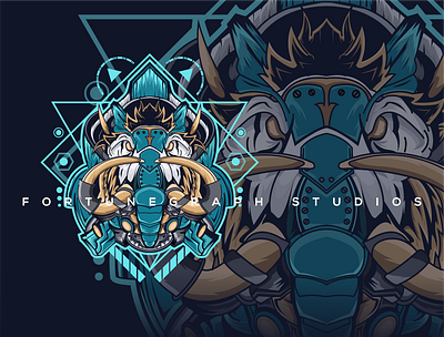 Mecha mammoth cyberpunk2077 branding caracter clothing cyberpunk2077 design elephant elephant logo esport icon illustration mammoth mascot mecha