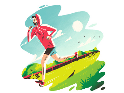 Its all about the cardio... art artdirection design editorial illustration