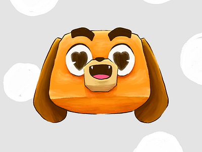 Totti the Sausage Dog brush character dachshund dog emoticon illustration love photoshop sticker