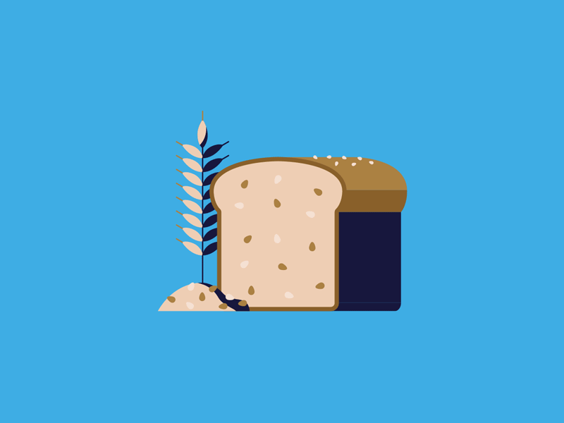 Icons for Panadol badge bread cake flat icon illustration illustrator vector