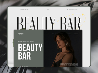 Development of the site for a beauty salon SON beauty salon design landing landing page ui ux