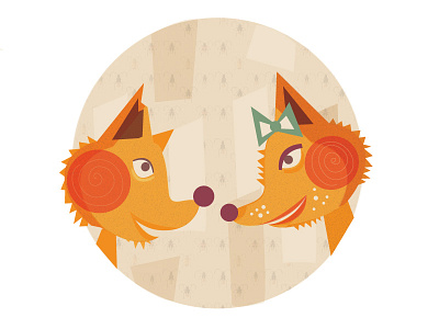 The Foxes fox illustration