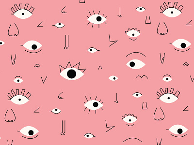 Features eyes illustration noses