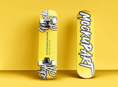 free skateboard mockup psd branding design free psd free psd mockup freebie psd mockup