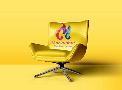 Free Realistic Chair Mockup Mockuphut Exclusive branding chair design chair mockup design free psd free psd mockup photoshop psd mockup