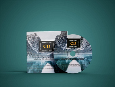 Free CD Cover mockup Mockuphut Exclusive branding cd cover design free psd mockup freebie photoshop psd mockup