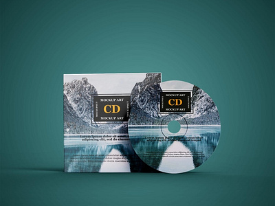 Free CD Cover mockup Mockuphut Exclusive