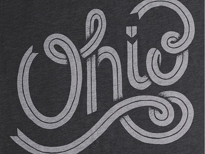 Ohio cotton bureau cottonbureau hand lettered hand lettering handlettered handlettering heart of it all ohio script