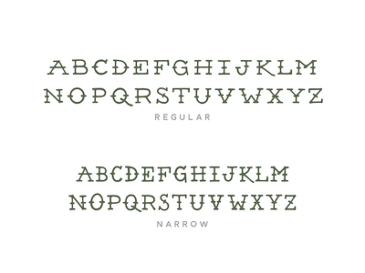 Trail Ranger Alphabet font font design hand drawn handdrawn handlettering lettering