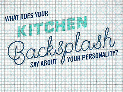 Kitchen Backsplash Fauxaic fauxsaic illustration lettering tile vector