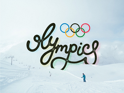 PyeongChang 2018 handlettering lettering olympics photography