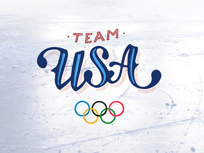 Team USA america handlettering lettering olympics photography pyeongchang team usa