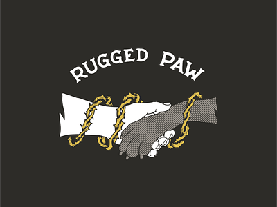 Rugged Paw design hand drawn hand lettering handdrawn handlettered handlettering handmade illustration lettering logo type typography vintage