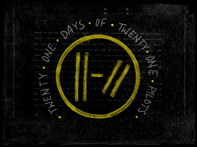 Twenty One Days of Twenty One Pilots cliqueart design hand drawn hand lettering handdrawn handlettered handlettering lettering quote skeletonclique trench twentyonepilots type typography tøp vintage