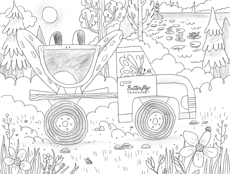 Stay Home Color A Collection Of Free Coloring Pages To Help You Relax Dribbble Design Blog