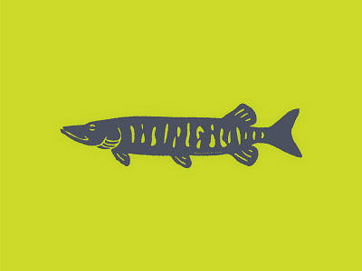 Monster Tally Musky catch design fish fishing icon illustration musky trophy