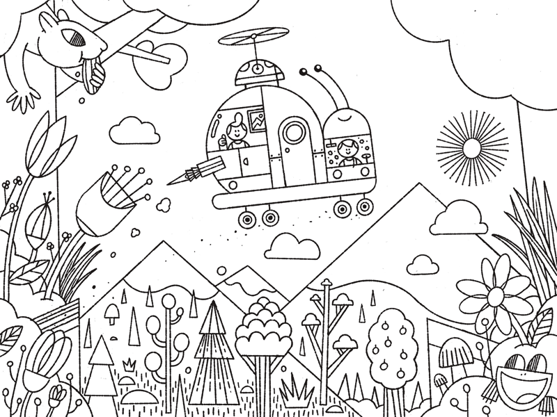 procreate coloring page