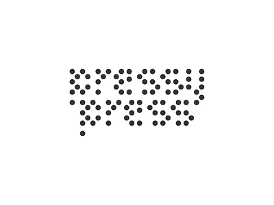 WIP: PressyPress V02 dots explore identity logo press pressy riso risograph type