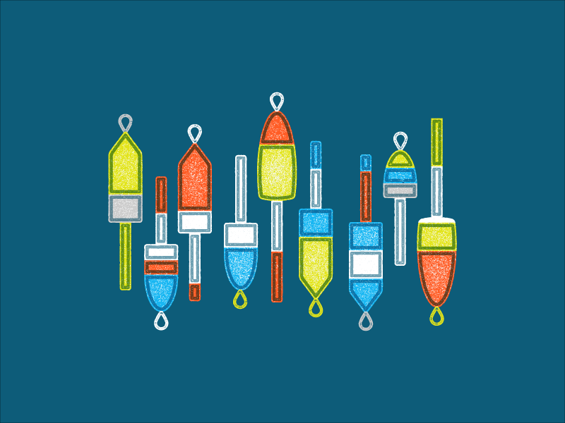 Styrofoam Buoys by Joshua Gille on Dribbble