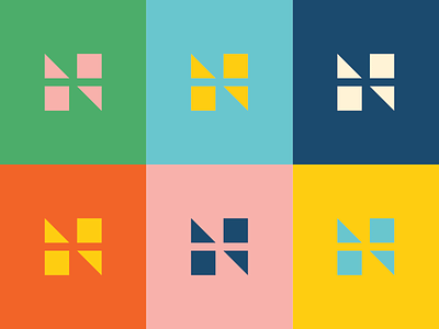 N_ brand collective geometry group identity n shapes square triangle