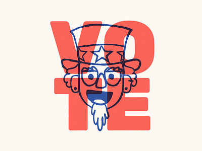 Civic Duty Avatar brush election texture us vector vote