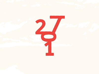 Year of the Rooster chinese font monoline new year numbers rooster typographic typography