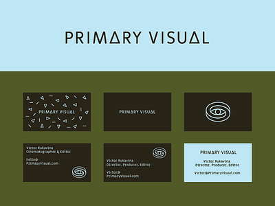 Primary Visual brand eye film halftone identity illusion logo minds optical