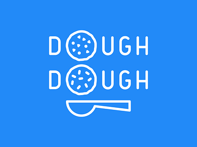 Dough Dough brand cookies dough doughdough food truck identity spoon